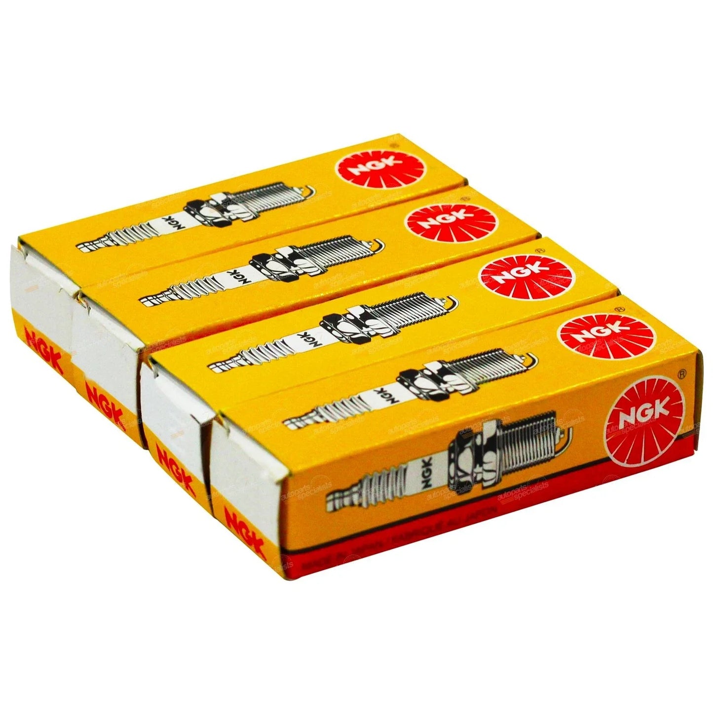 NGK Spark Plugs 4 x for Toyota Liteace YM21 (1983–1985)