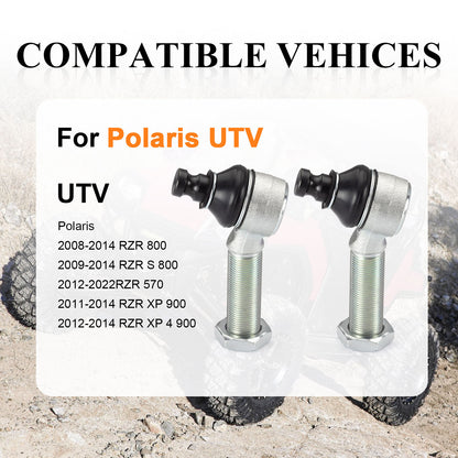 Adjustable Ball Joints (Pair) for Polaris RZR 570 2012–2022 / RZR 800 2008–2014
