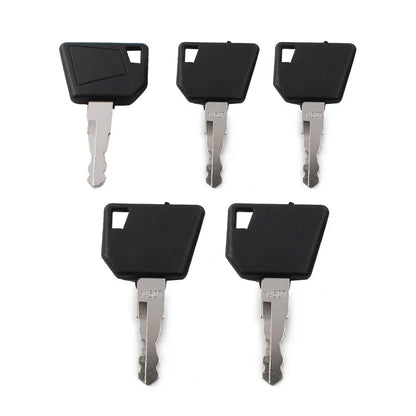 5 x Ignition Keys for JCB Caterpillar Dynapac Volvo (Various Years)