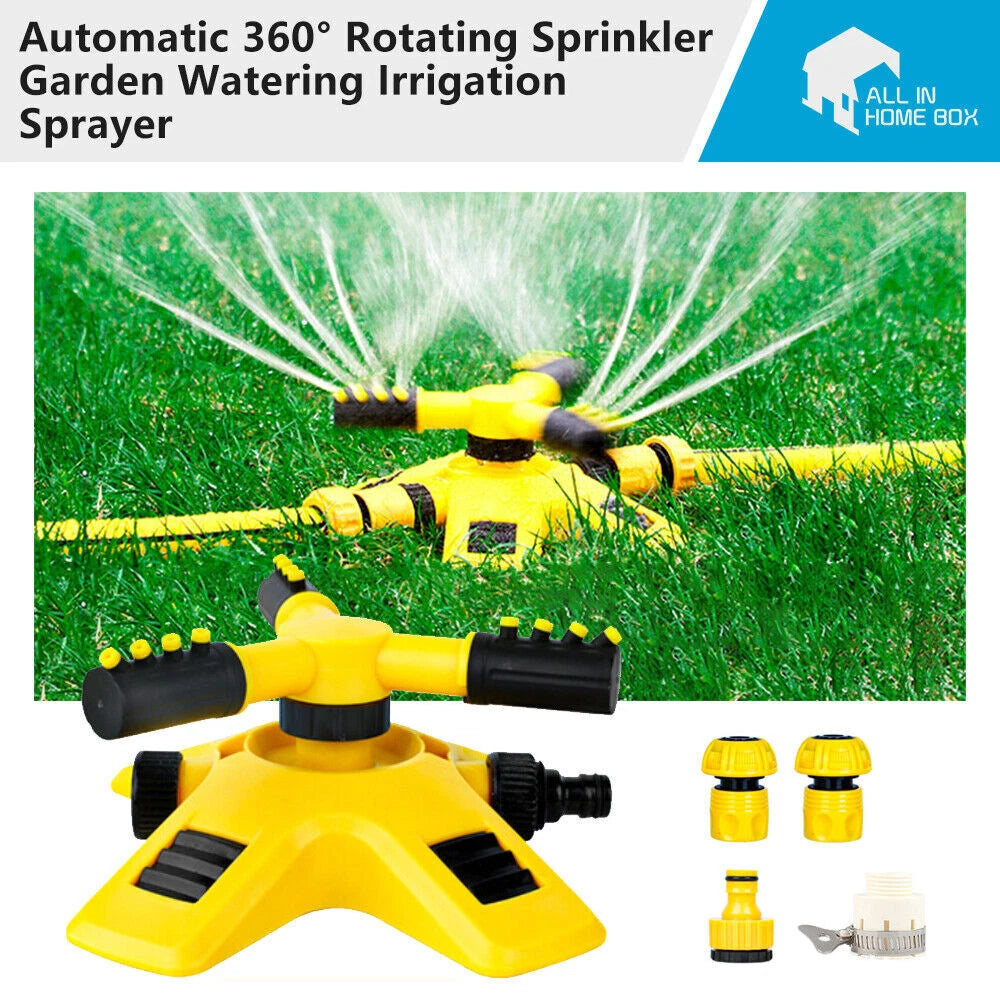 360° Automatic Lawn Sprinkler for Garden Irrigation (2023)