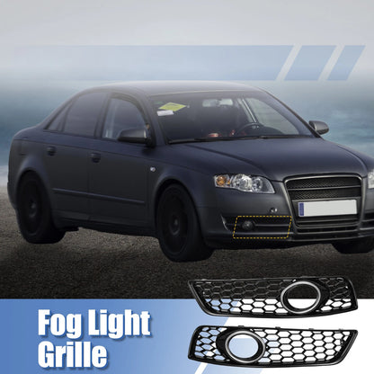 Pair P0807682J Fog Light Grille Covers for Audi A3 8P (2009–2013)