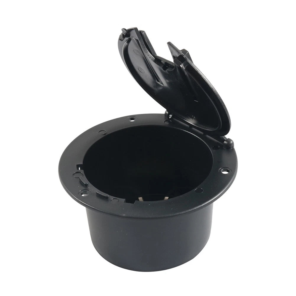 Round Electric Power Cord Cable Hatch Cover for Universal RV Camper Trailer