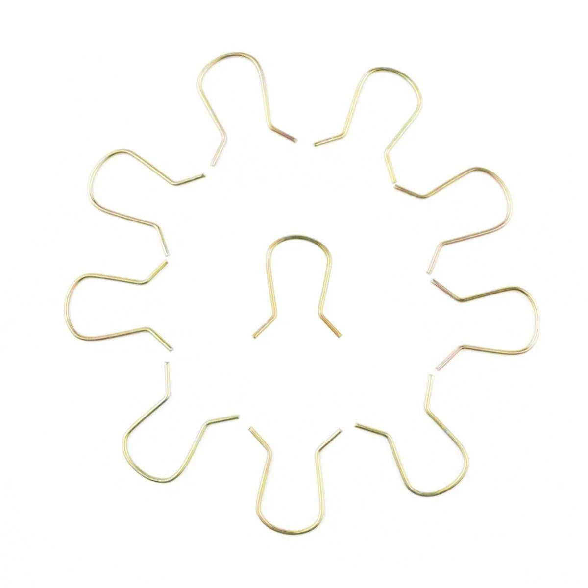 Universal Omega Shape Retaining Clip Clamps For Window Crank Assembly 10 Pcs D10
