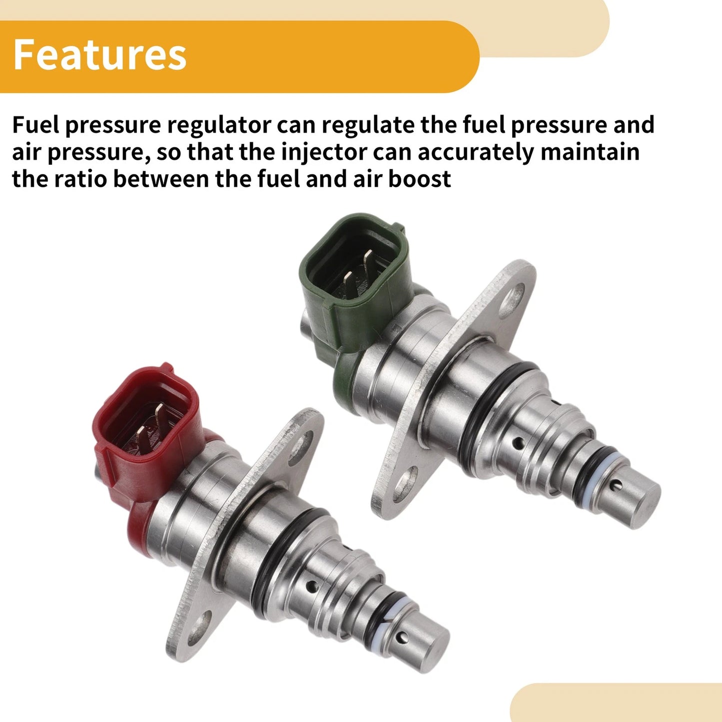 2X Fuel Pressure Regulator No.0967100120 for Vauxhall Vectra (2003–2008)
