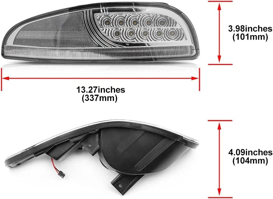 Front Corner Indicator Flasher Repeater Light for Chevy Corvette (1997–2004)