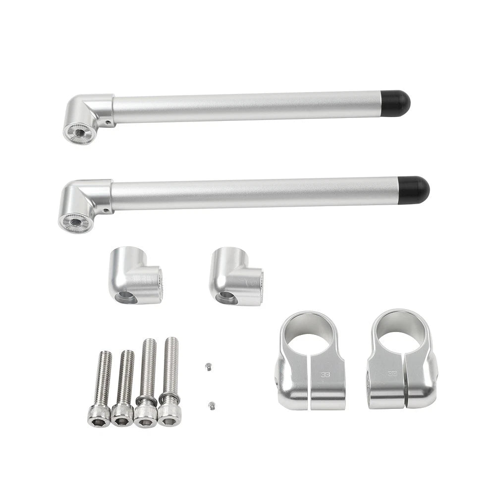 33MM Cafe Racer Clip-On Handlebar for Universal Motorcycle (7/8")