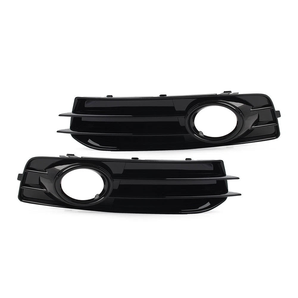 Front Bumper Honeycomb Mesh Fog Light Grille Cover for Audi