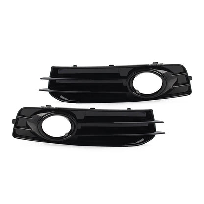 Front Bumper Honeycomb Mesh Fog Light Grille Cover for Audi