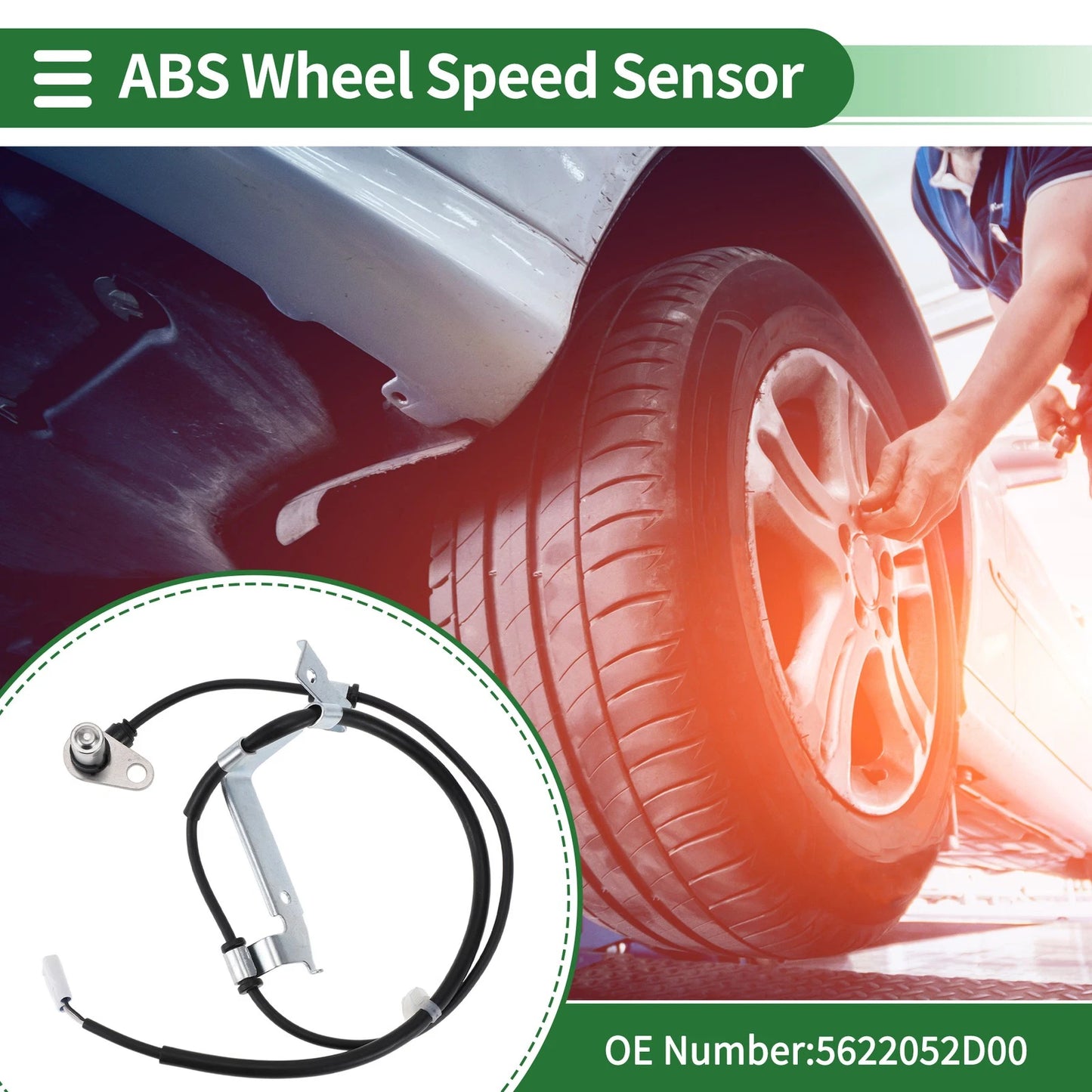 ABS Wheel Speed Sensor No. 5622052D00 for Suzuki Grand Vitara (2005–2014)