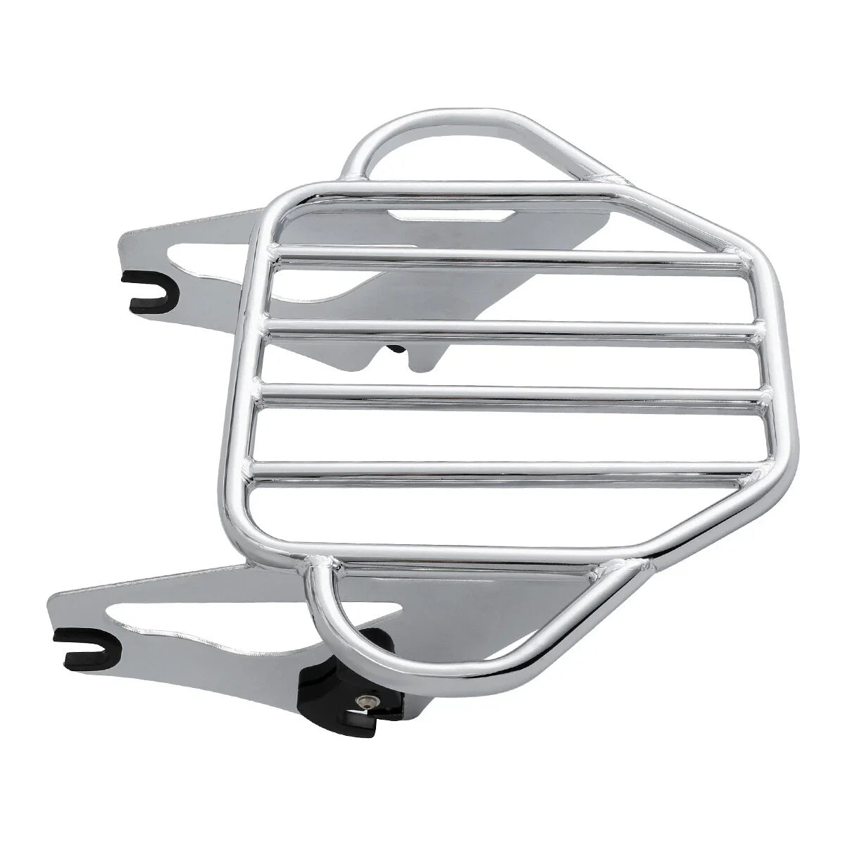 Chrome Luggage Rack Docking Kit for Harley Touring Road King (2009-2013)