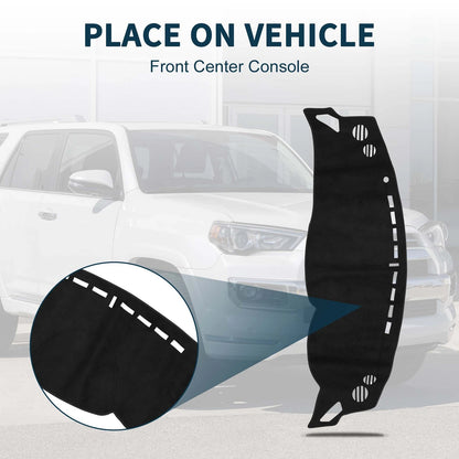 Dashboard Cover Mat for Toyota 86 (ZN6) (2012) Sun Protector Black