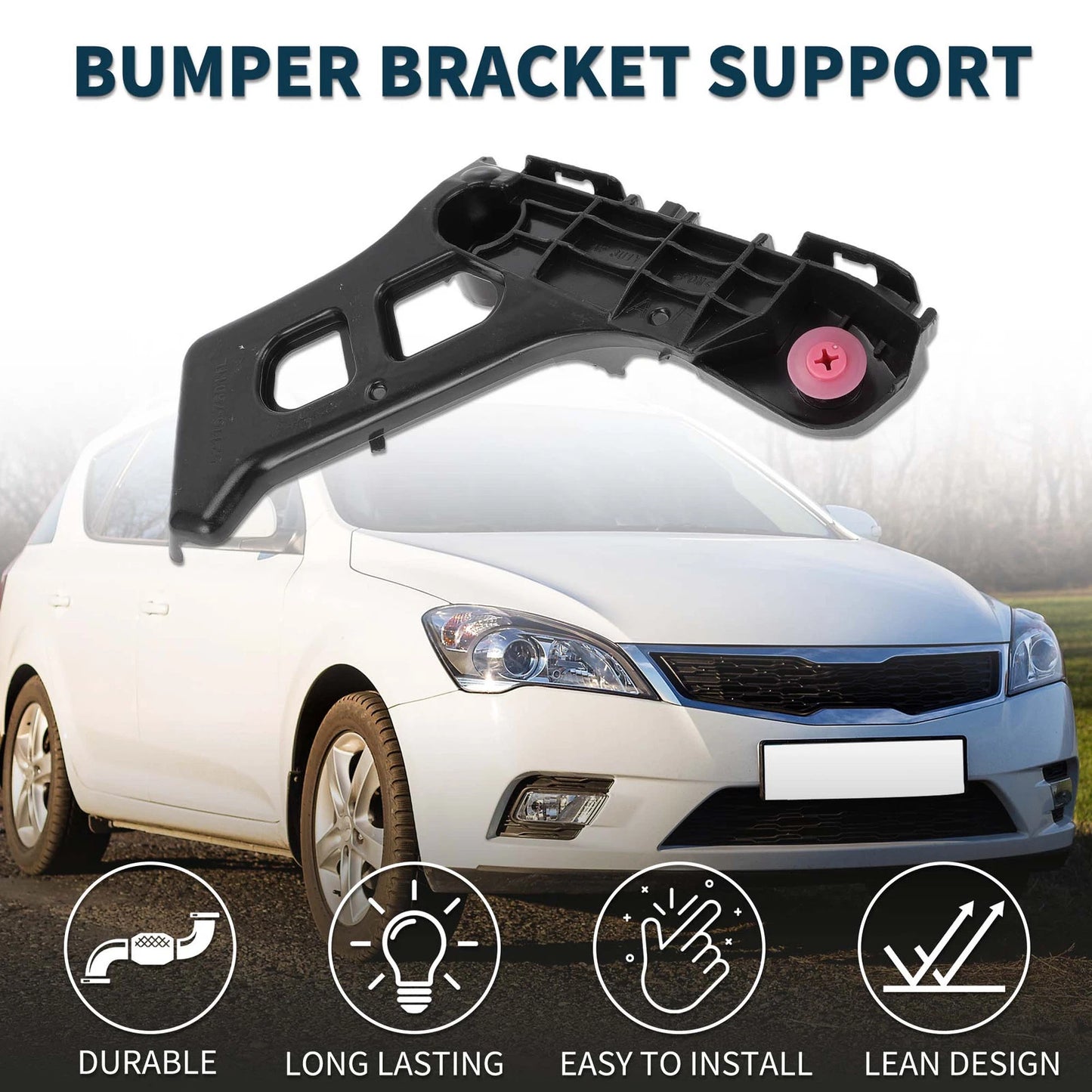 1pc Left Front Bumper Retainer Bracket No. 5211676011 for Lexus CT200h (2011–2017)