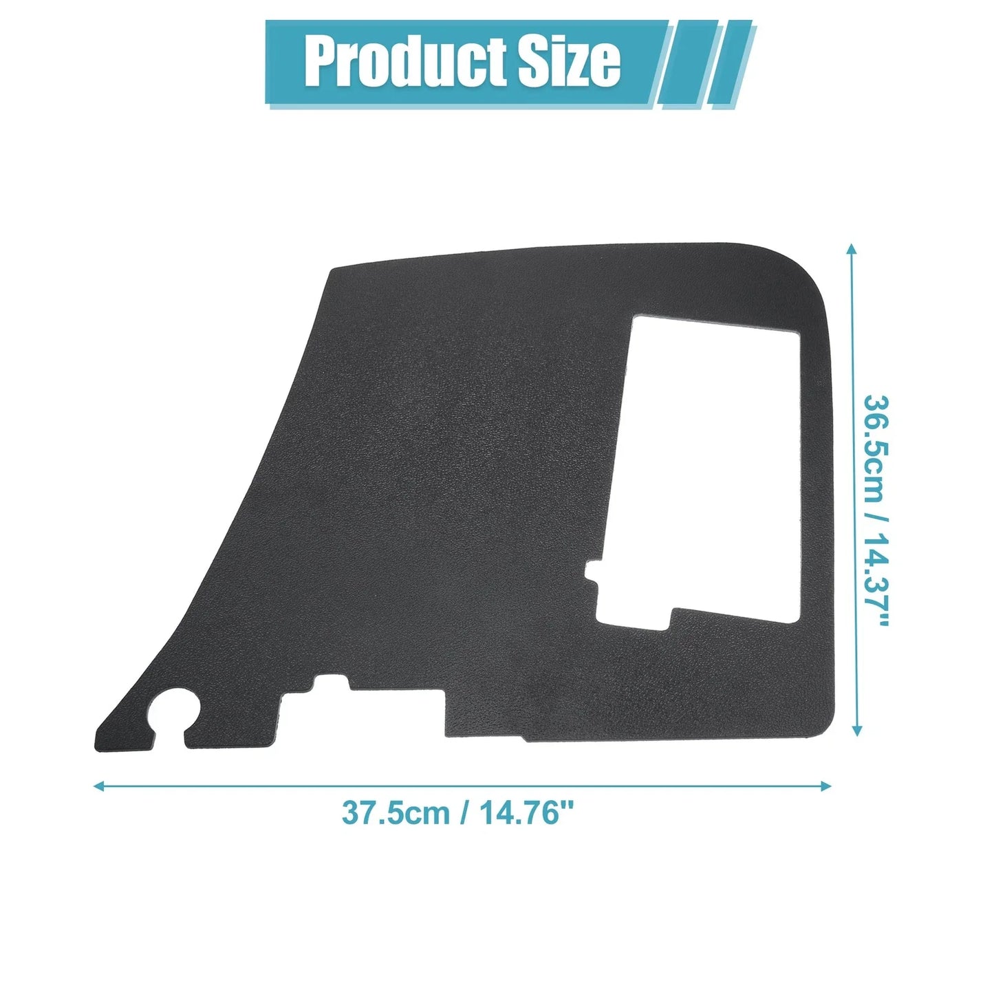 Car Battery Den Cover for Chevrolet Corvette (1997-2004) ABS Black