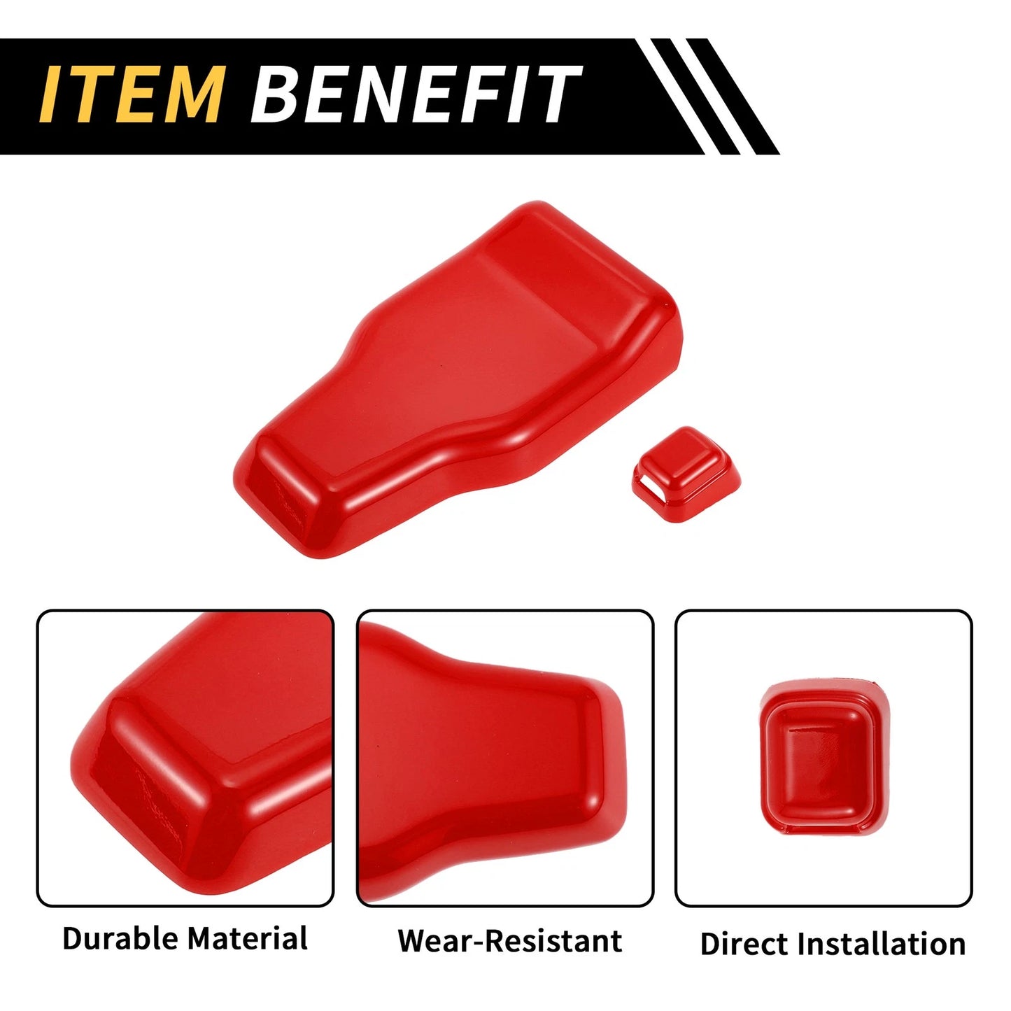 Set of 1 Rear Tail Door Window Hinge Wiper Nozzle Cover Trim for Jeep