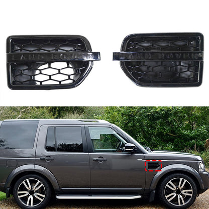 Pair Front Side Fender Air Intake Vent Grille Cover for Land Rover LR4 (2010–2016)