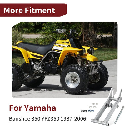 4" Extended Chrome Rear Swingarm for Yamaha Banshee 350 (1987–2006)