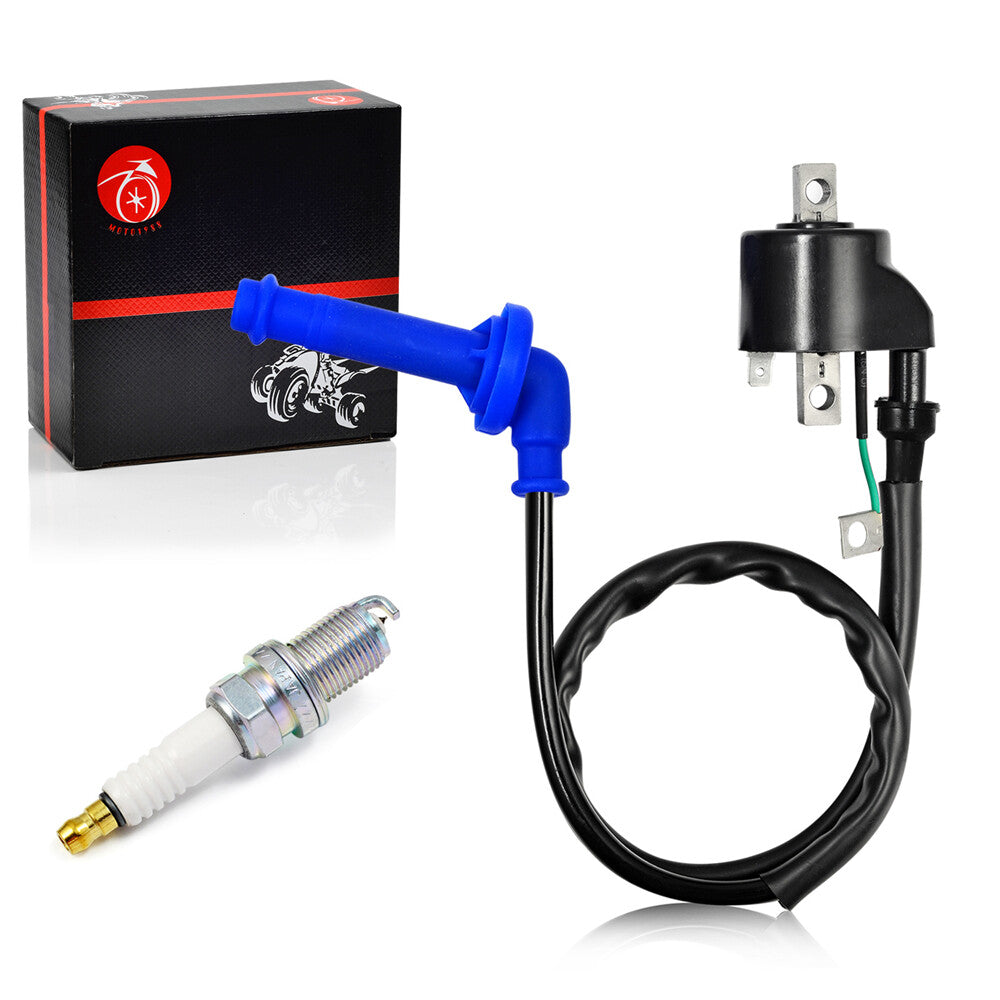 Ignition Coil & Spark Plug for Honda CRF450 CRF450R TRX450ER TRX450R (2006–2008)