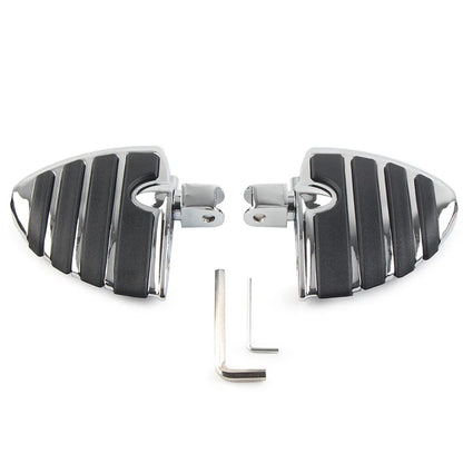 Chrome Front Foot Pegs Footrests for Honda Shadow ACE VT750 VTX 1300C (2000-2007)