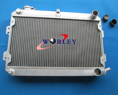 3 Row Aluminum Radiator & Fans for Mazda RX7 (1979–1985)