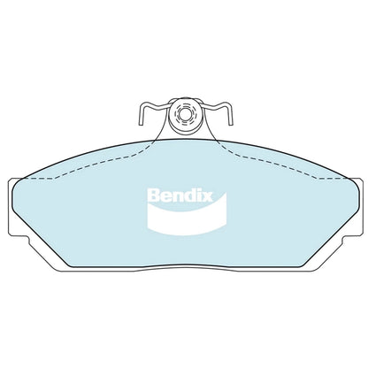 Set of 4 Bendix Front Disc Brake Pads for Holden Torana LX V8 (1975–1978)
