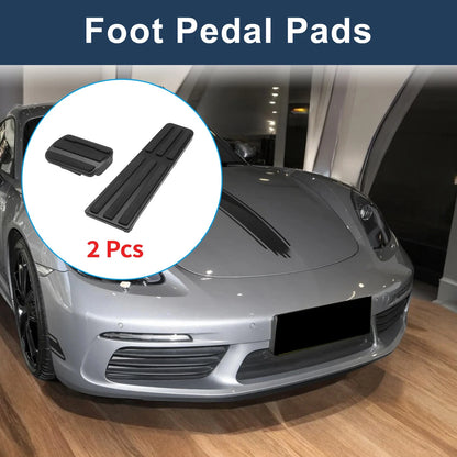 2 Pcs Automatic Foot Accelerator Pedal Covers for Porsche 718/911 (2016–2023)