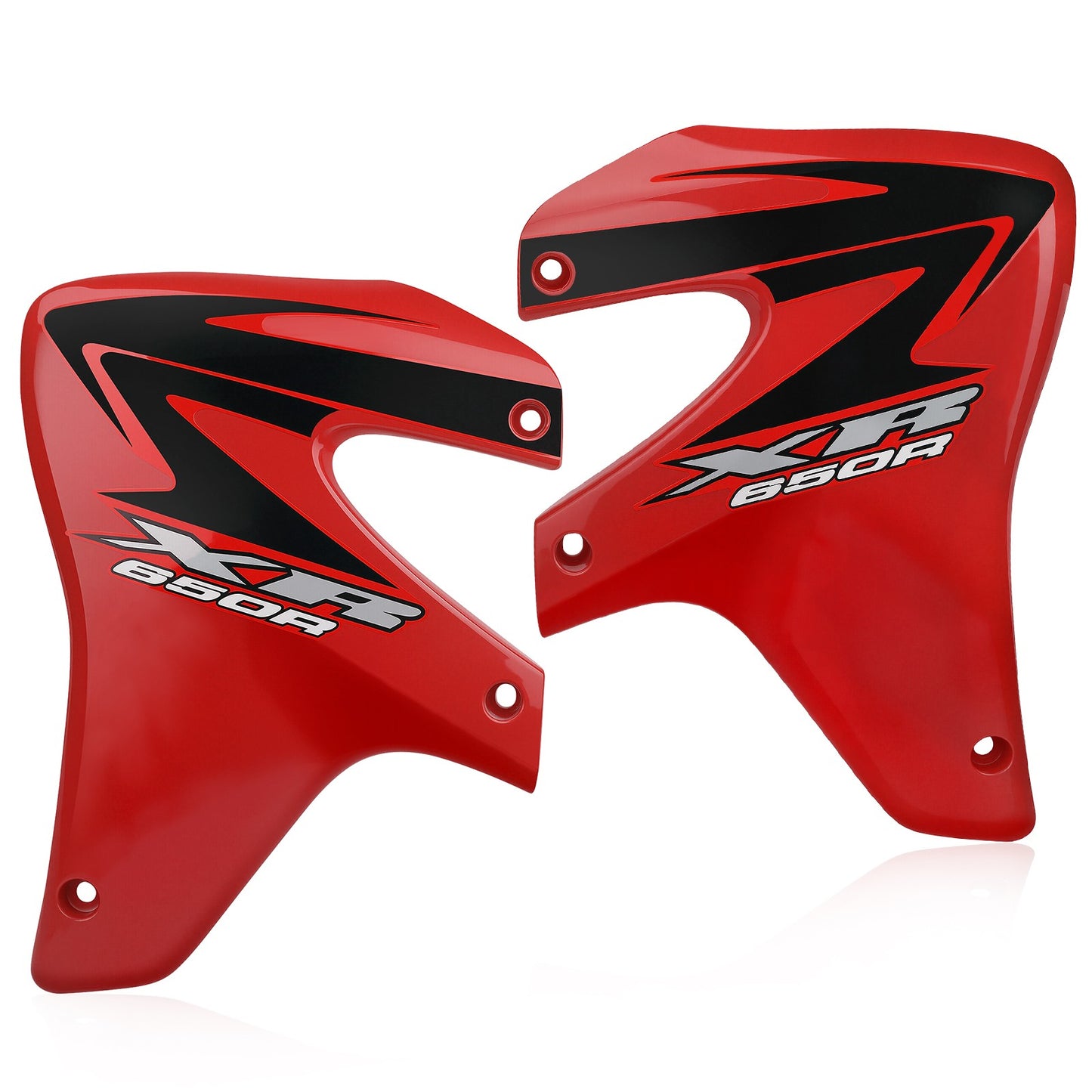 Set of 2 Radiator Shrouds for Honda XR650R (2000–2007) Plastic