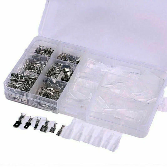 270pc Electrical Wire Crimp Connectors Male Female Spade Assortment