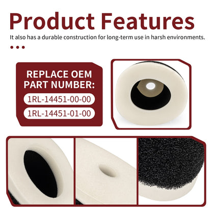 Air Filter for Yamaha Big Wheel BW200 BW200E (1986–1988)