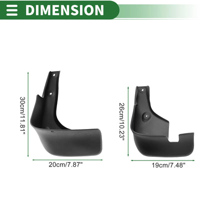 Mud Flaps Splash Guards for Lexus RX300/RX330 (2004–2008)