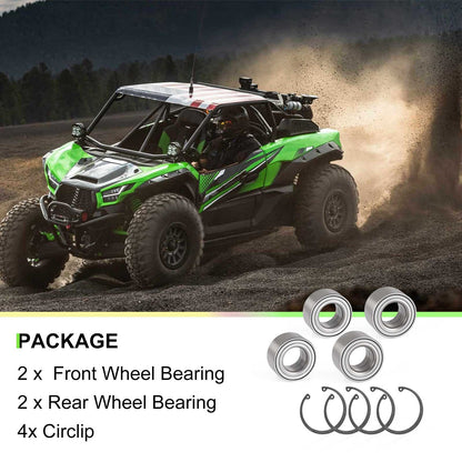 Set of 4 Wheel Bearings for Kawasaki KRT1000 Teryx KRX KRX4 (2020–2024)