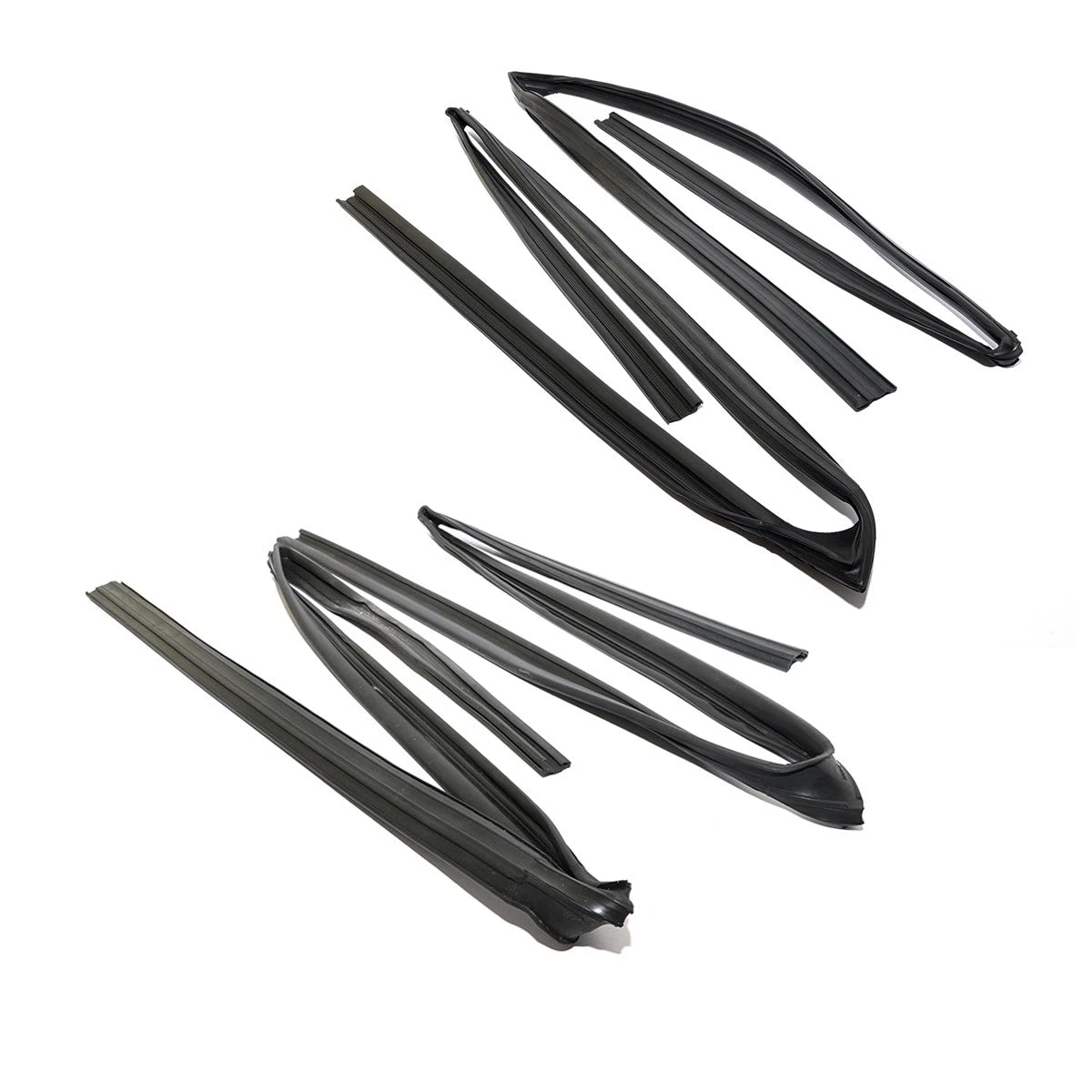 Set of 4 Door Glass Run Channels for Honda Civic FB1 FB3 FB4 FB5 FB6 (2012–2015)