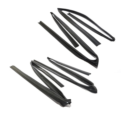 Set of 4 Door Glass Run Channels for Honda Civic FB1 FB3 FB4 FB5 FB6 (2012–2015)