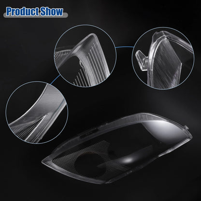 Pair Headlight Clear Lens Shell Cover for BMW Z4 E85 (2003–2008) No. 63127165714