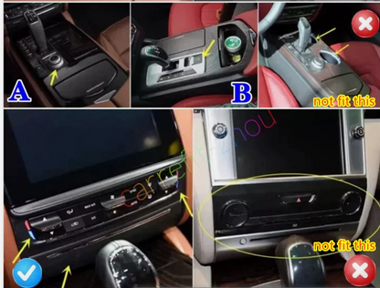 21Pcs ABS Carbon Fiber Decor Trim Cover for Maserati Quattroporte (2014–2021)