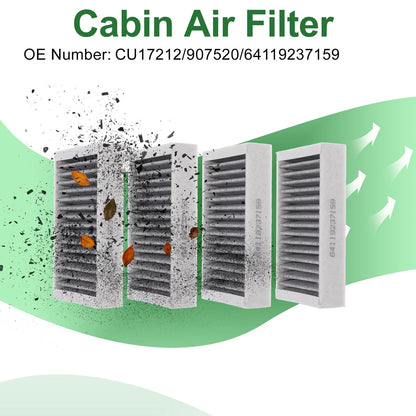 Cabin Air Filter No.CU17212/907520 for BMW X3 F25 (2012–2017)