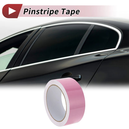 Pinstripe Tape 50mmx10m for Car Motorcycle Boat Glossy Pink