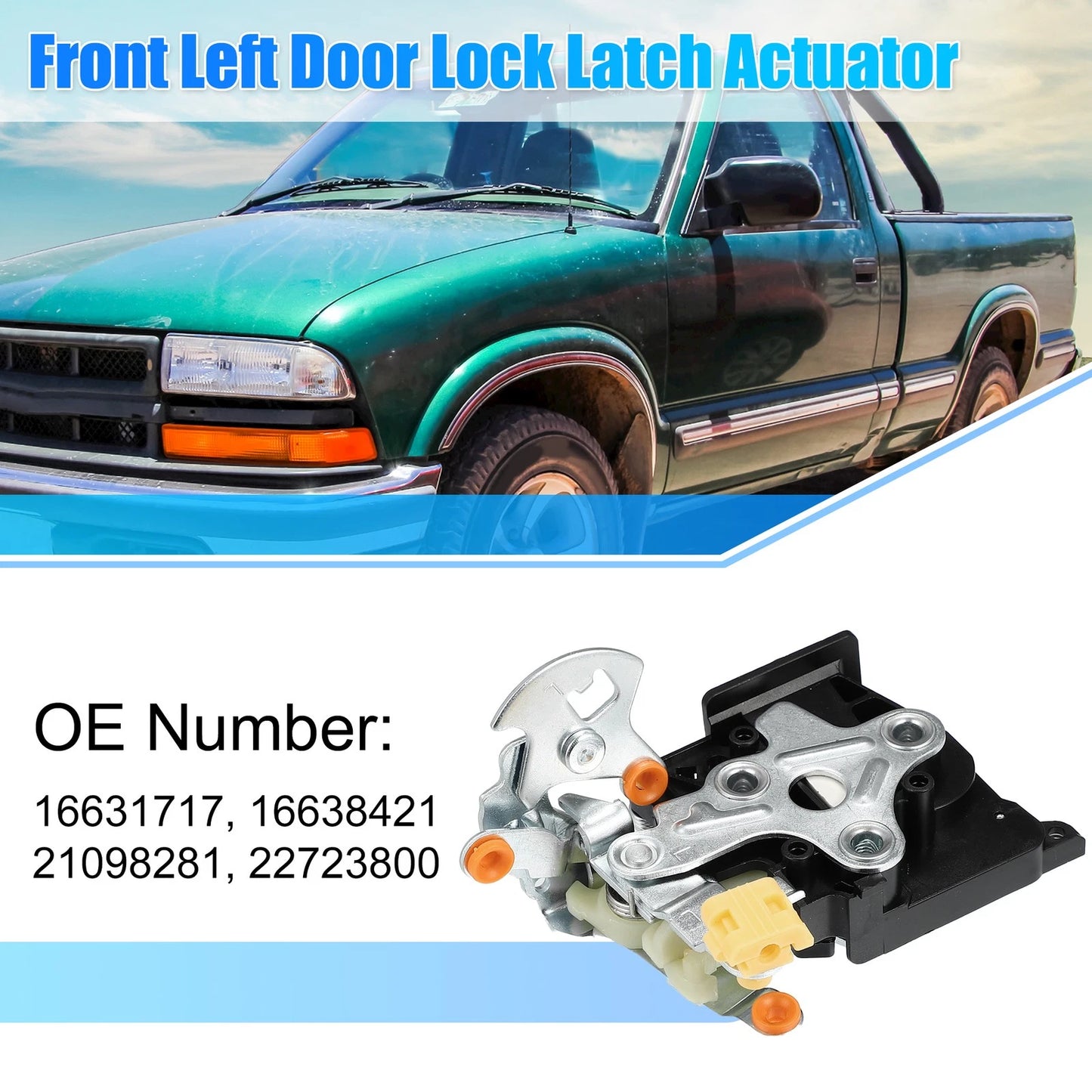 Front Left Power Door Lock Actuator Motor 15111447 for Chevy GMC