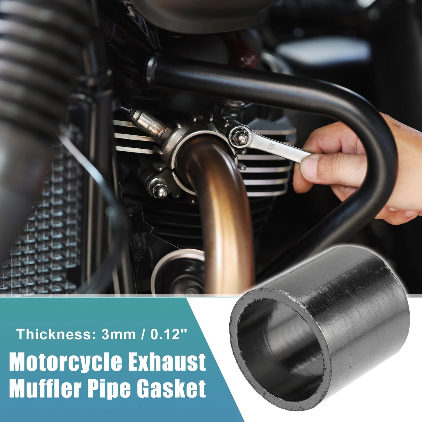 Exhaust Muffler Pipe Gasket Seal Ring for Universal Applications (29mm ID)