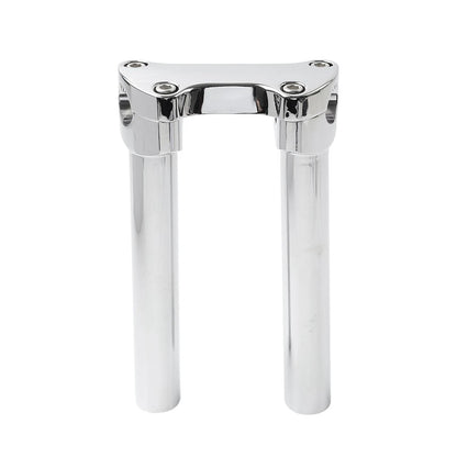 2" CNC Fork Boots Cover for Harley Touring (1984–2013) Pair Chrome