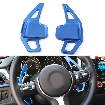 Blue Steering Wheel Shift Paddle Extension for BMW 3 5 Series (2012-2019)