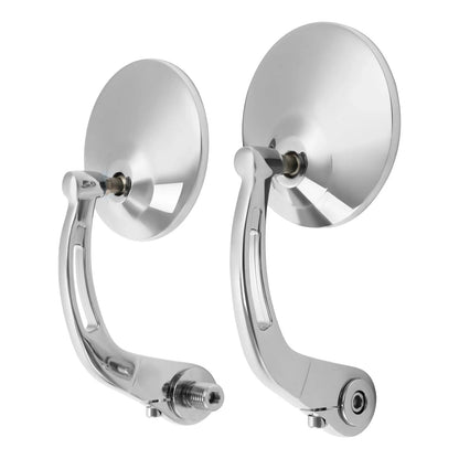 Chrome Bar End Rear-View Mirrors for Harley Sportster S (2021-2025)
