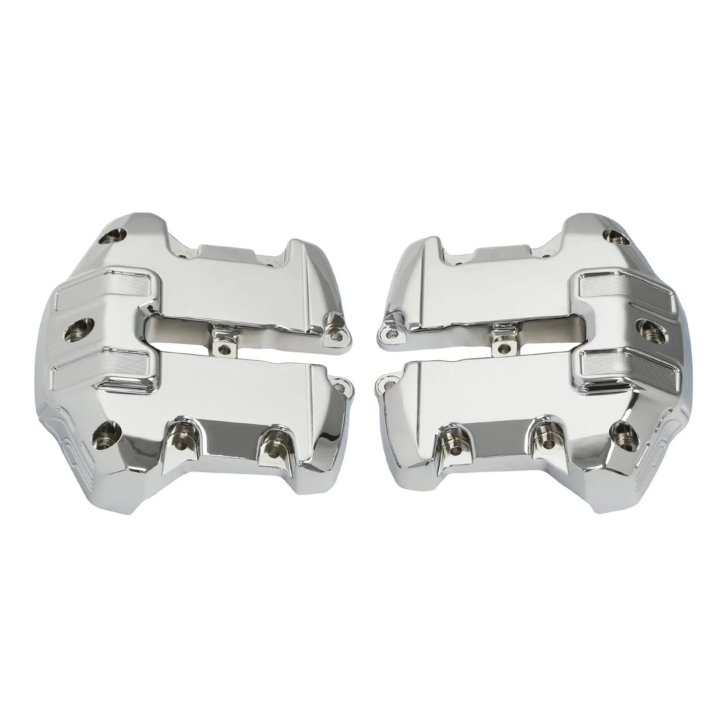 Rocker Box Covers for Harley Touring Street Road Glide 2017-2024 Chrome