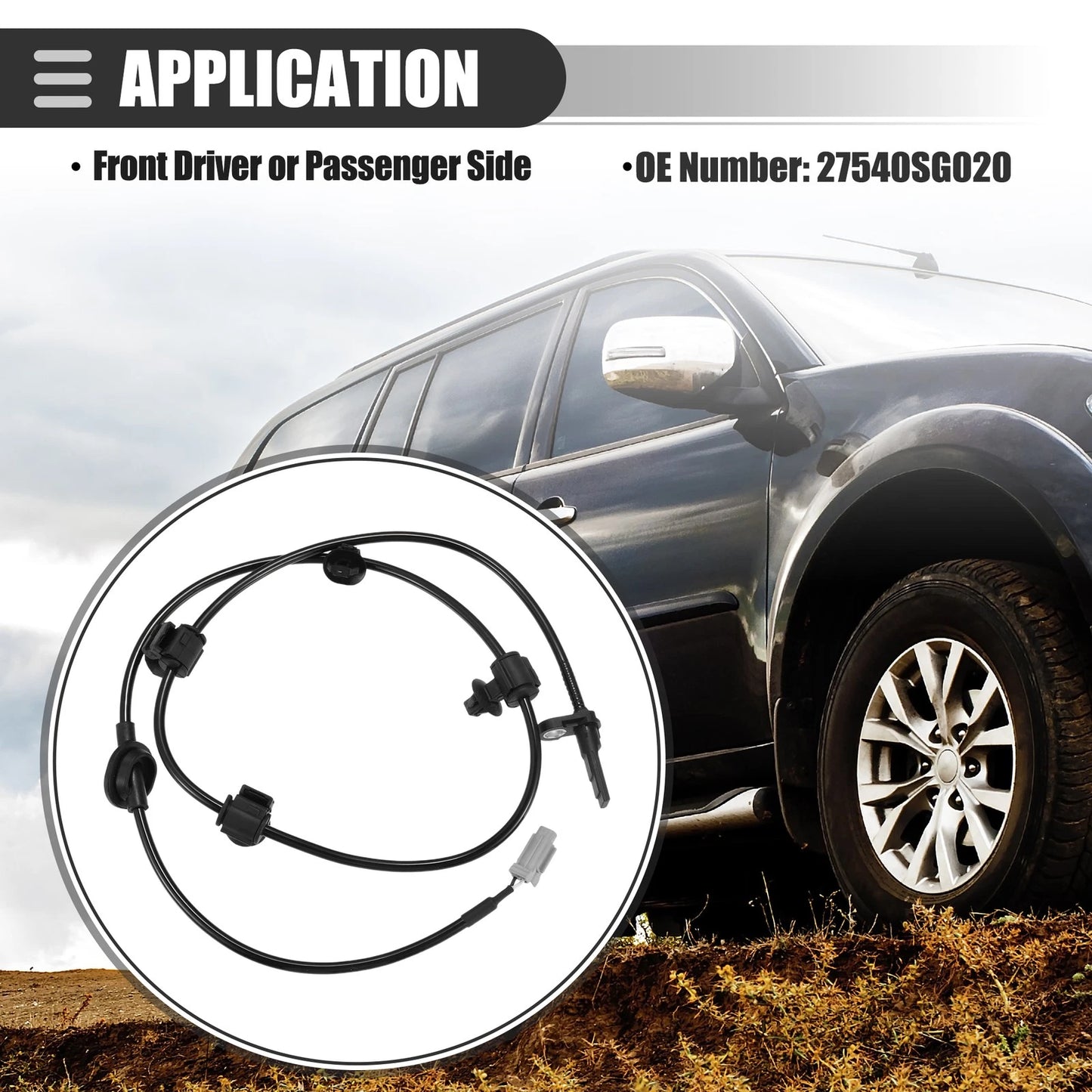 Rear Right ABS Wheel Speed Sensor for [Make Model] ([YYYY–YYYY])