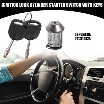 Ignition Lock Cylinder with Keys No. 9T1Z11582A for Ford Transit Connect (2002–2013)