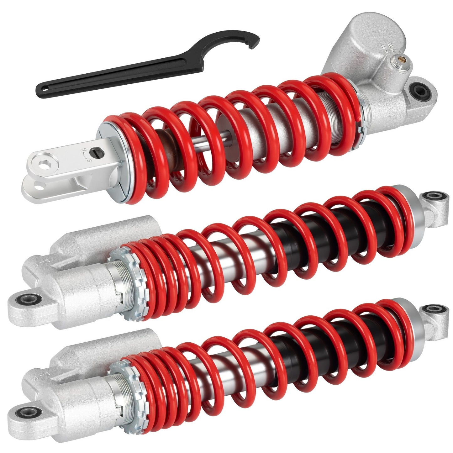 Set of 2 Front Rear Air Shocks for Suzuki Quadsport Z400 (2003–2014)