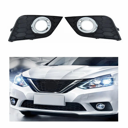 Fog Light Lamp Frame Covers for Nissan Sentra (2016-2019)