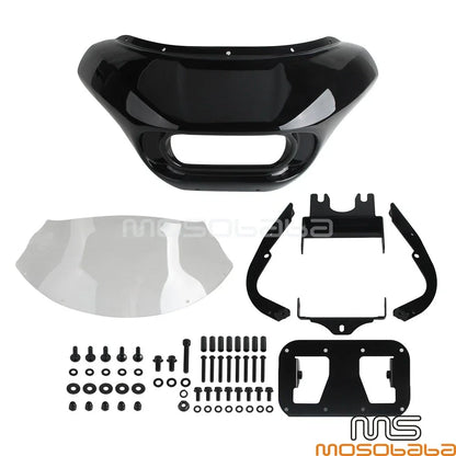 Shark Headlamp Fairing Windshield for Softail Standard Low Rider 107 (2018-2023)