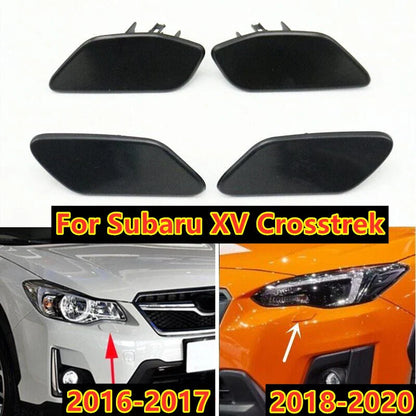 Headlight Washer Spray Nozzle Cover Jet Cap for Subaru XV Crosstrek (2016–2020)