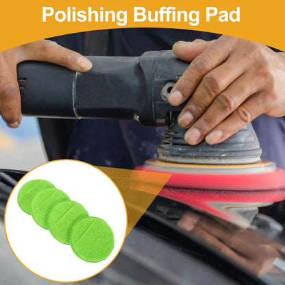 Set of 4 Polishing Buffing Pads for Auto (12.5cm)