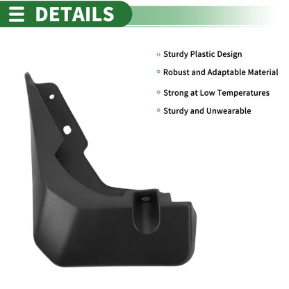 Mud Flaps Splash Guards for Ford Focus (2019–2022) W/ Mount Accessories